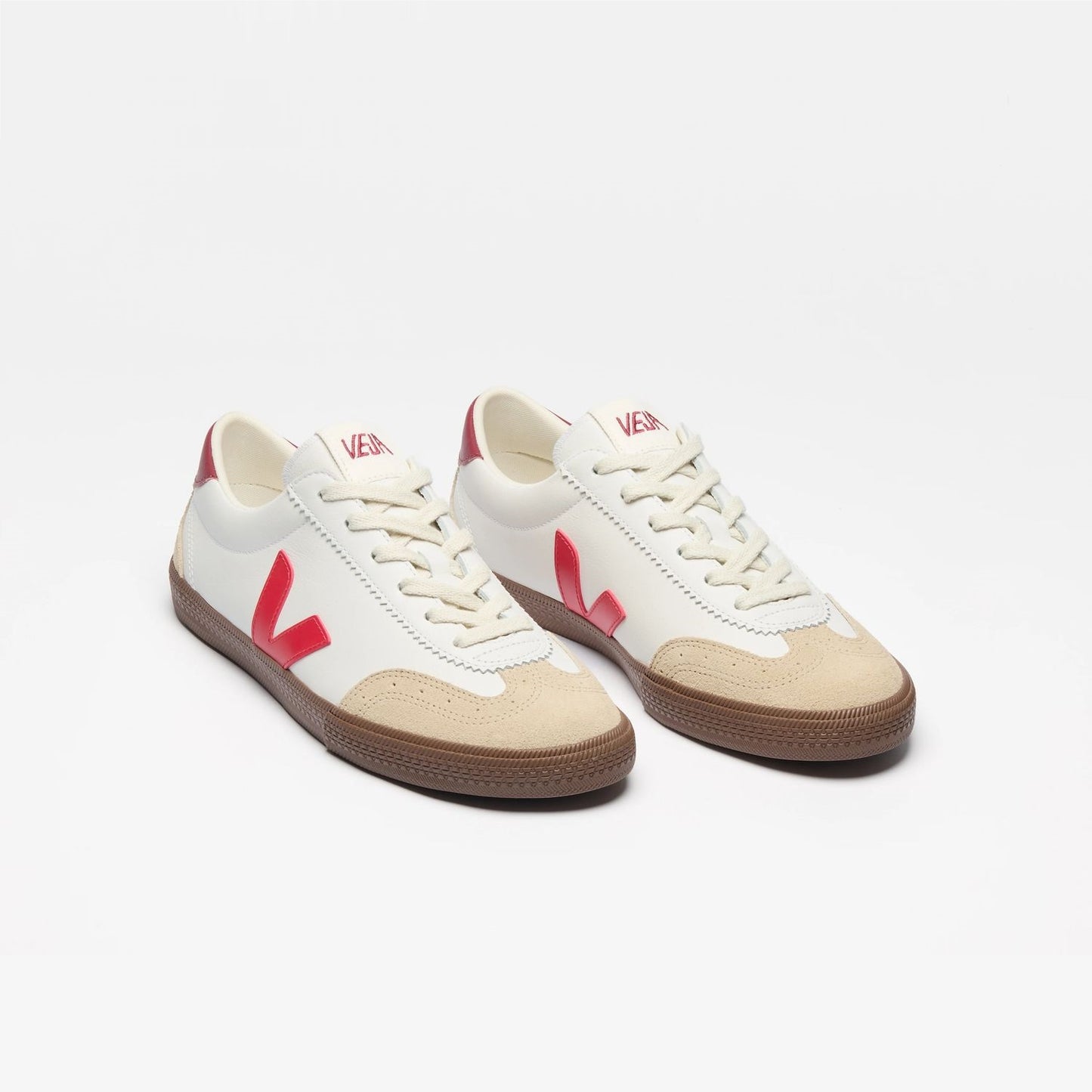 VEJA Volley Leather Shoes White Pekin Bark