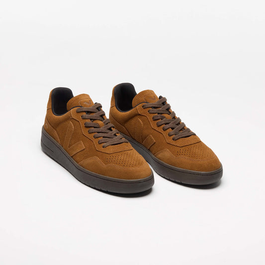 VEJA V-90 Suede Shoes Full Cognac Eagle