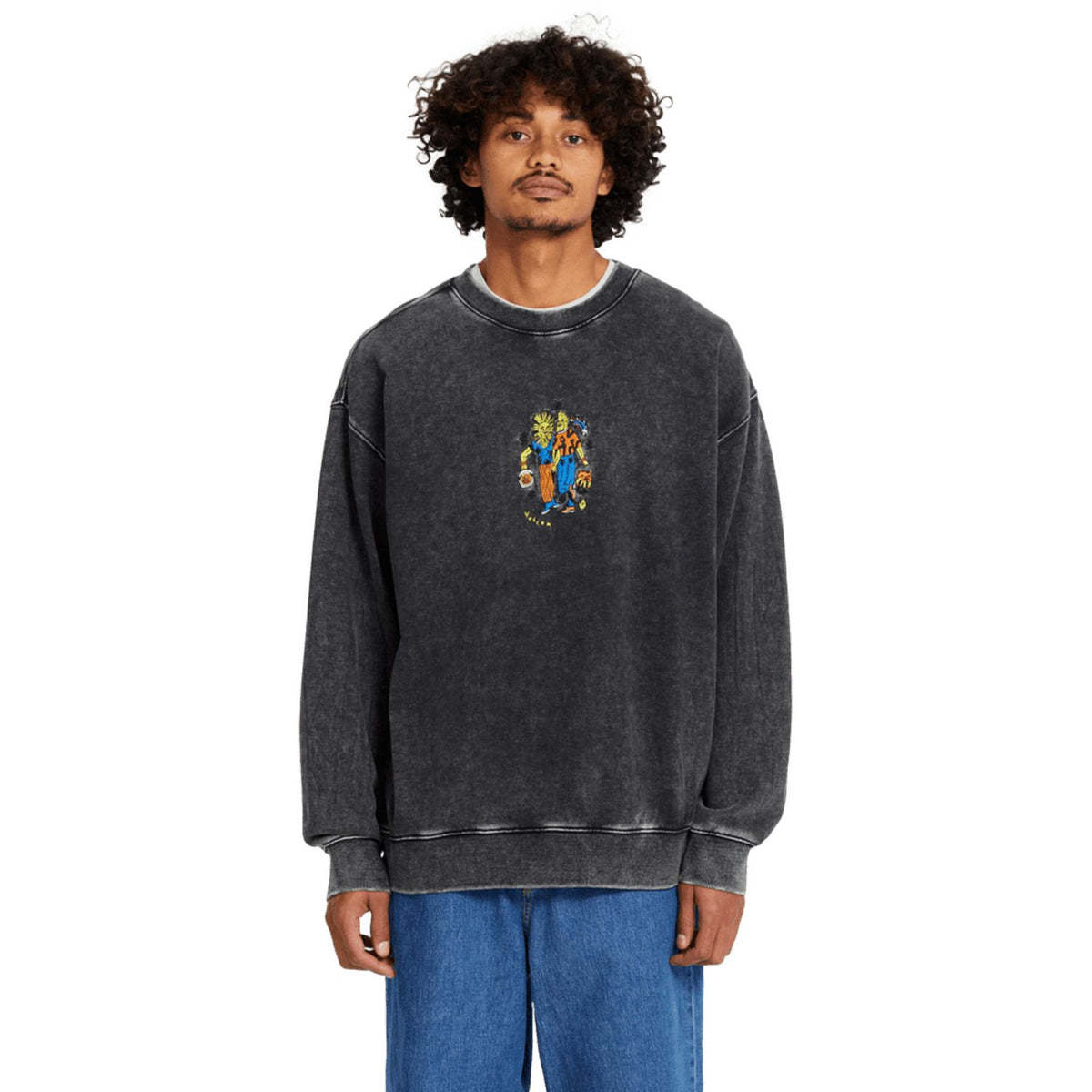 Volcom FA Bob Mollema Sweatshirt Light Acid Black