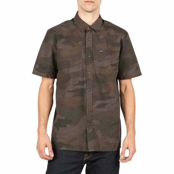 Volcom Clutch Shirt Army M