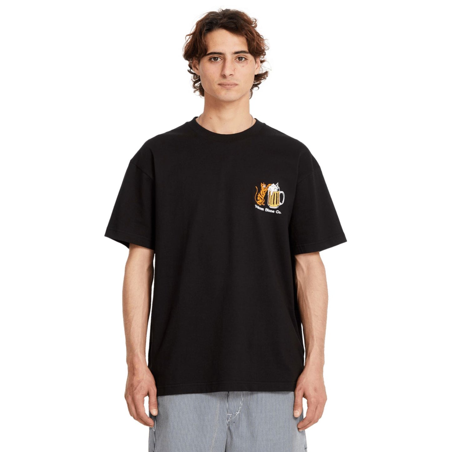 Volcom Curious Cat T-Shirt Black