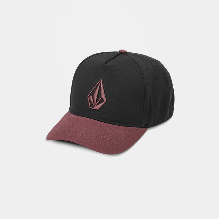 Volcom Embossed Stone Adj Cap Merlot