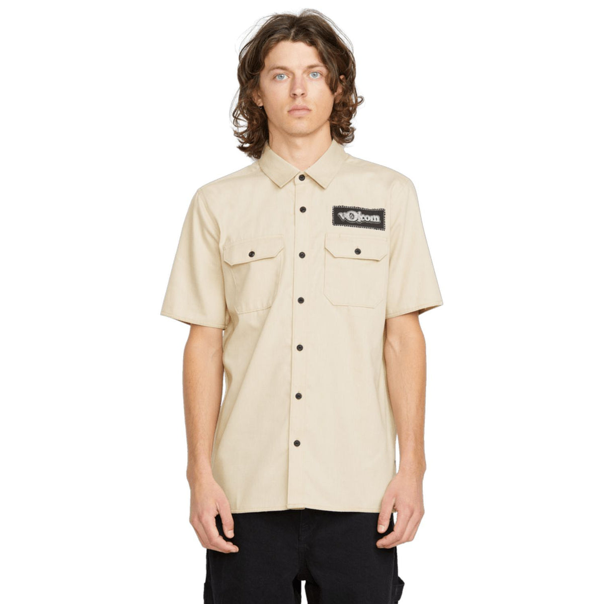 Volcom Ent Shirt Pale Khaki
