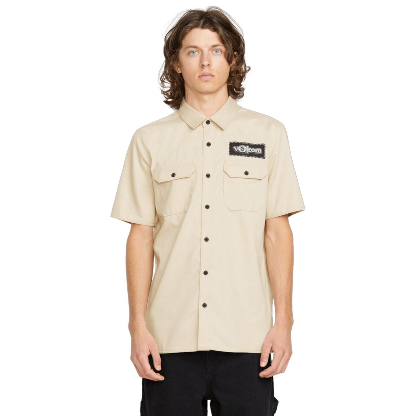 Volcom Ent Shirt Pale Khaki