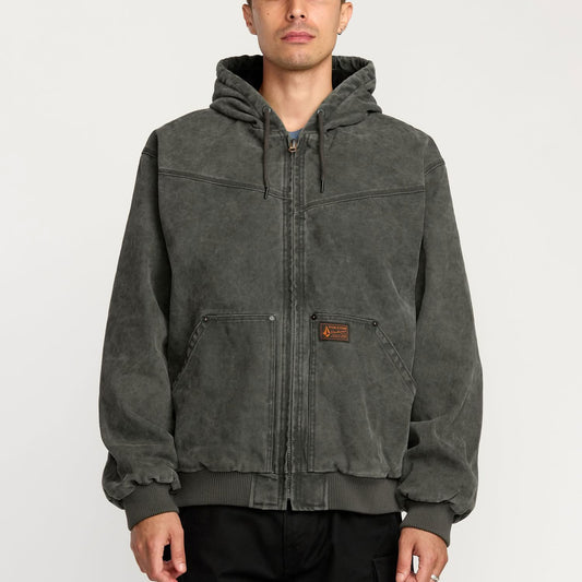 Volcom Hamilstorm Jacket Black Rinsed