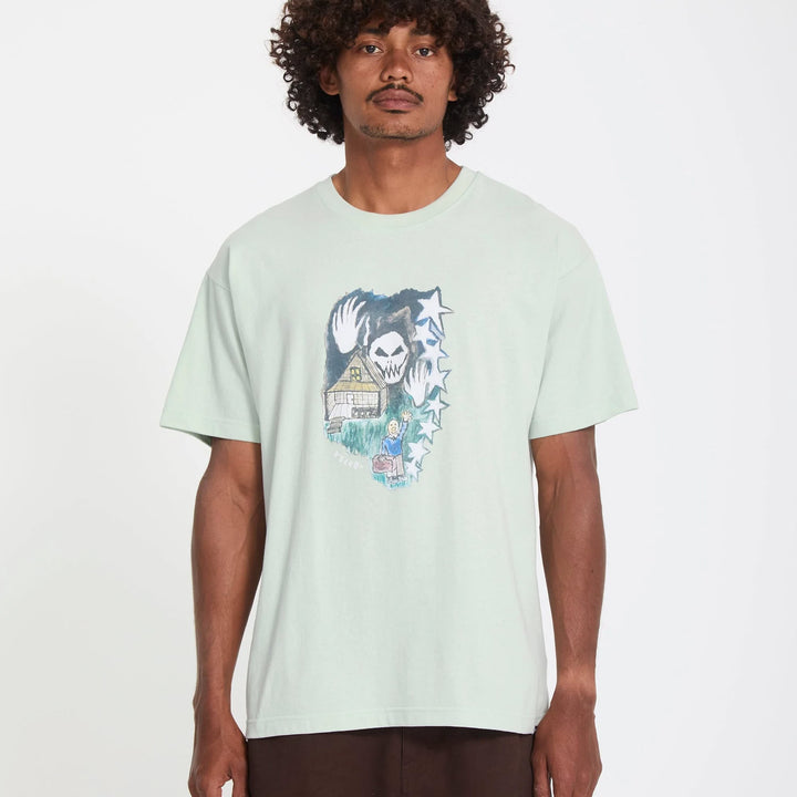 Volcom Issam Auptel T-Shirt Pale Aqua