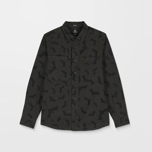 Volcom J.J. Villard Shirt Black Rinsed