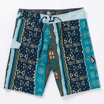 Volcom Lido Print Mod 20" Boardshort Ocean Teal