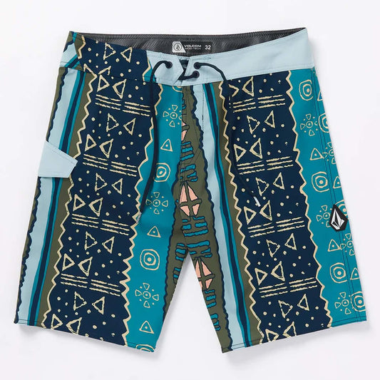 Volcom Lido Print Mod 20" Boardshort Ocean Teal