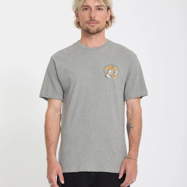 Volcom Meowdy T-Shirt Heather Grey