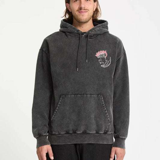 Volcom Nightwasher Hoodie Light Acid Black