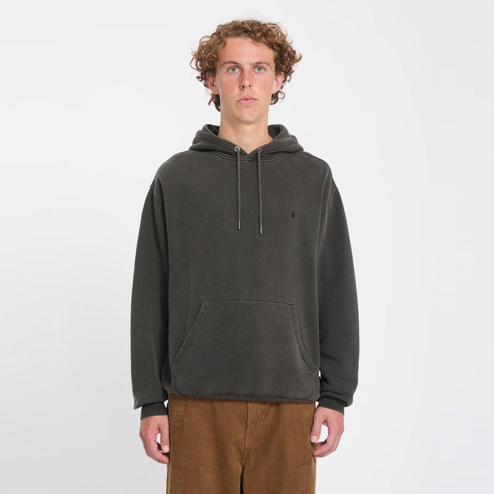 Volcom Single Stone PW Hoodie Rinsed Black