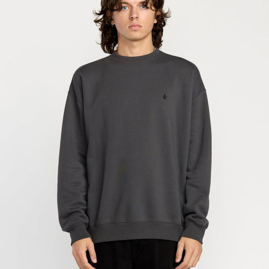 Volcom Single Stone Sweatshirt Asphalt Black