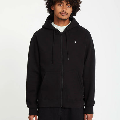 Volcom Single Stone Zip Hoodie Black