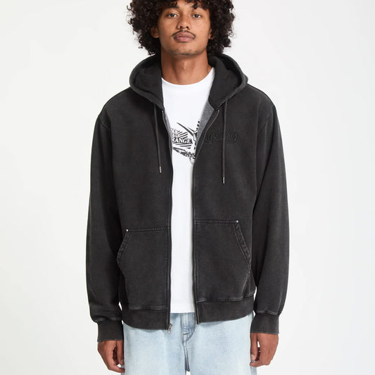 Volcom Studder Zip Hoodie Black